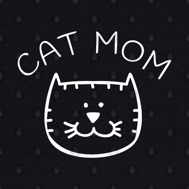 Cat Mom T-Shirt for Women & Girls by amitsurti